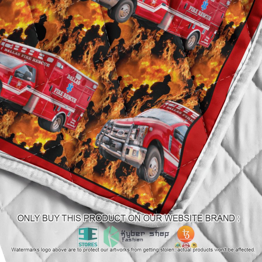 NEW Dallas Fire-Rescue Department Quilt 12 dallas fire rescue department quilt blanket 12 96772