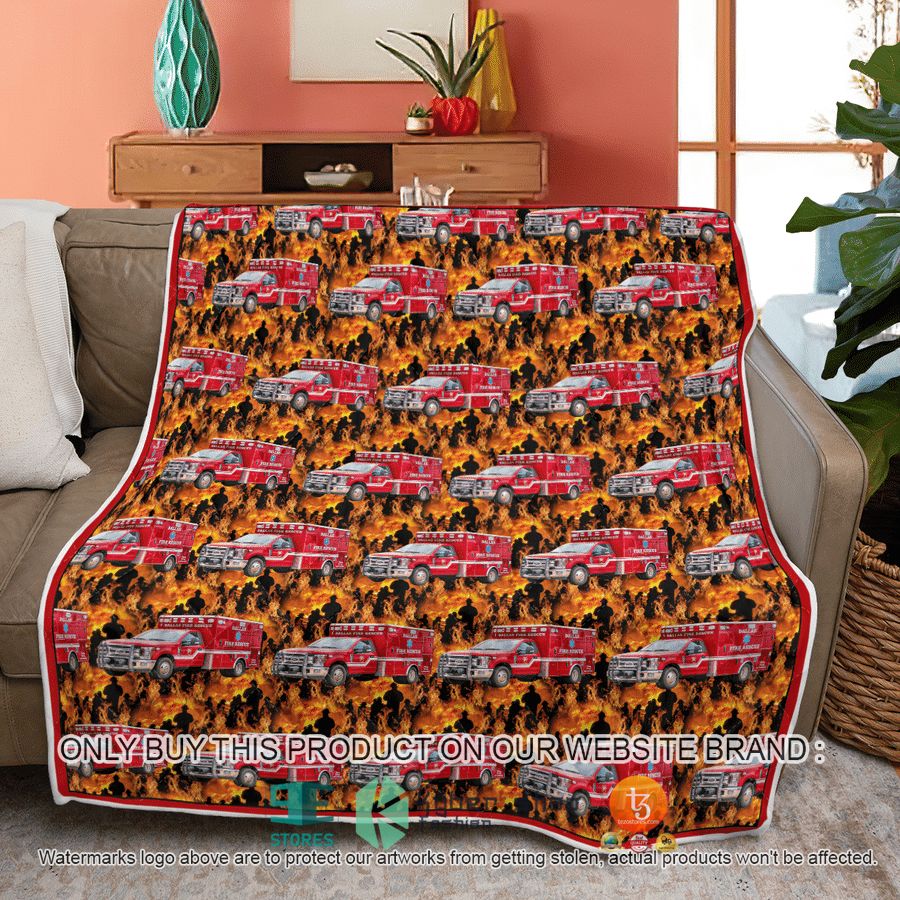 NEW Dallas Fire-Rescue Department Quilt 6 dallas fire rescue department quilt blanket 6 58714