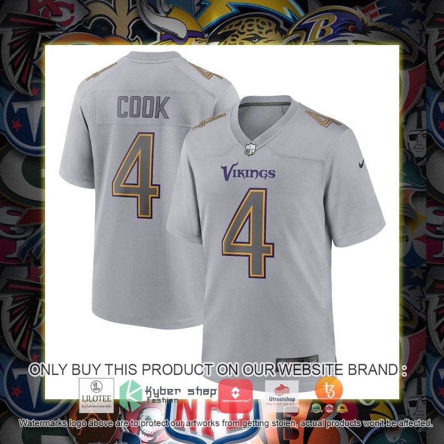 HOT Dalvin Cook Minnesota Vikings Nike Atmosphere Fashion Gray Football Jersey Shirt 7 dalvin cook minnesota vikings nike atmosphere fashion gray football jersey 1 11052