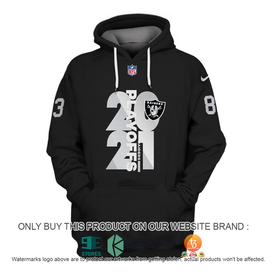 NEW Darren Waller 83 Oakland Raiders Playoffs 2021 Sweatshirt 2 darren waller 83 oakland raiders playoffs 2021 shirt hoodie 2 35136