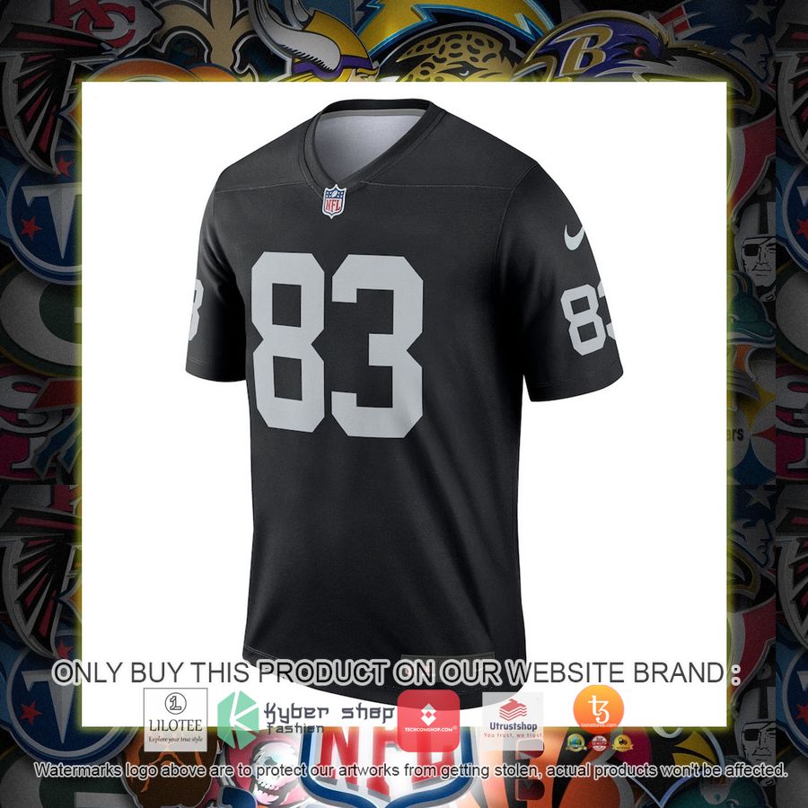 HOT Darren Waller Las Vegas Raiders Nike Legend Black Football Jersey Shirt 2 darren waller las vegas raiders nike legend black football jersey 2 86192