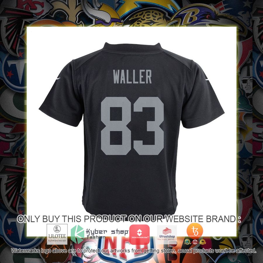 HOT Darren Waller Las Vegas Raiders Nike Toddler Black Football Jersey Shirt 3 darren waller las vegas raiders nike toddler black football jersey 3 38663