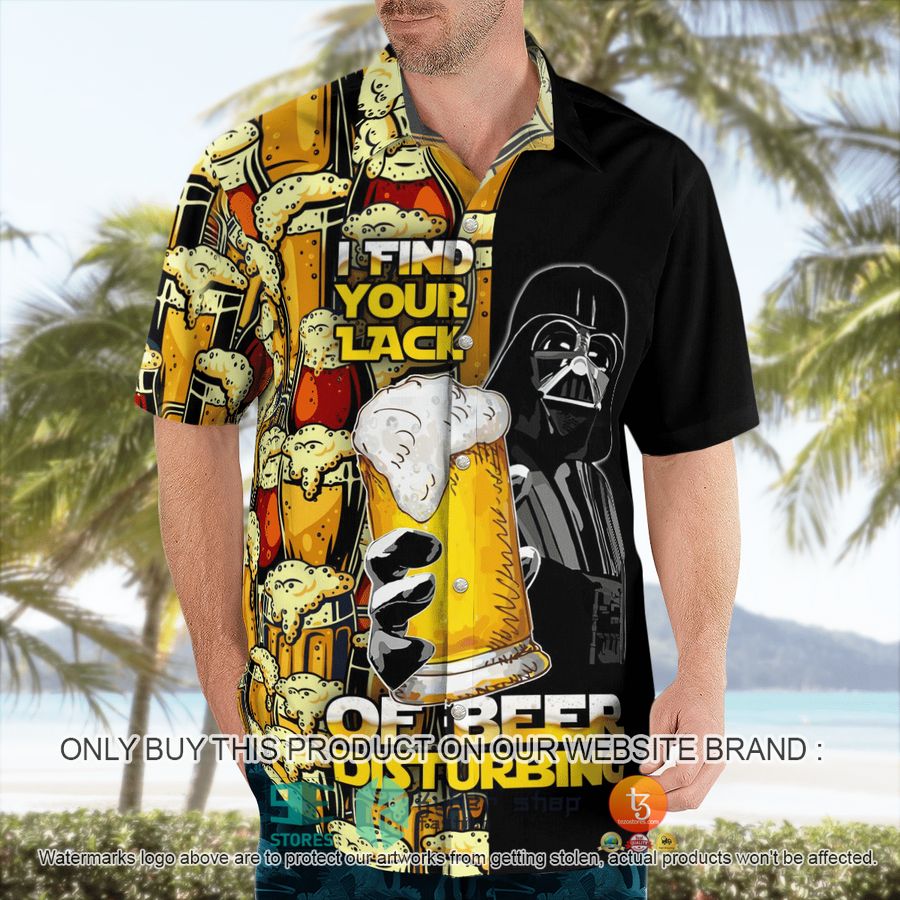 darth vader i find your lack of beer disturbing hawaiian shirt shorts 4 62773