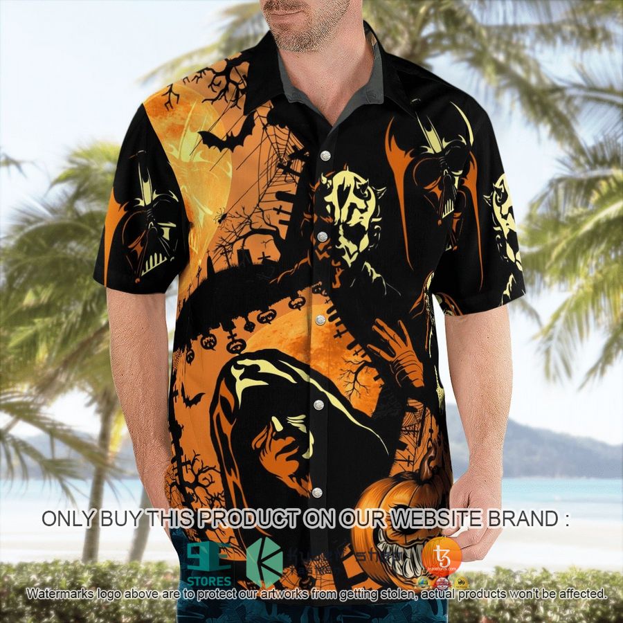 NEW Darth Vader Star Wars Villains Halloween Pumpkin Hawaii Shirt 2 darth vader star wars villains halloween pumpkin hawaiian shirt 2 72717