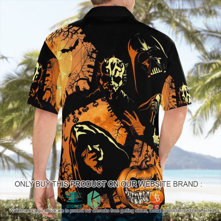 NEW Darth Vader Star Wars Villains Halloween Pumpkin Hawaii Shirt 3 darth vader star wars villains halloween pumpkin hawaiian shirt 3 41876