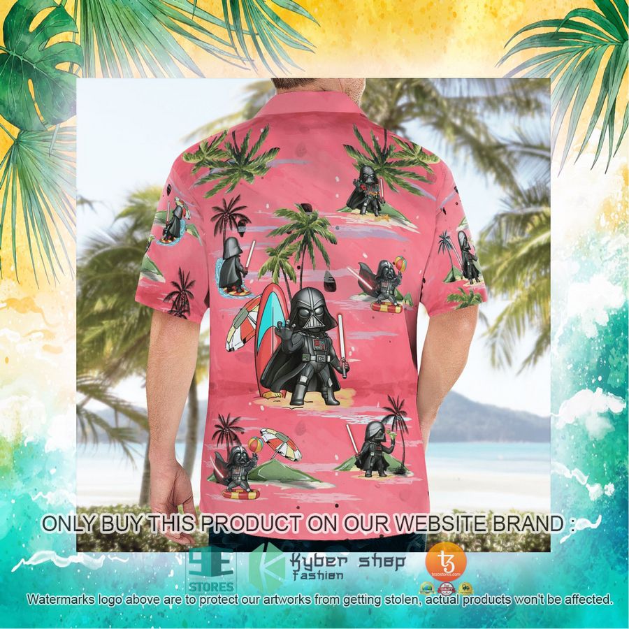 darth vader summer time pink hawaiian shirt shorts 21 33823