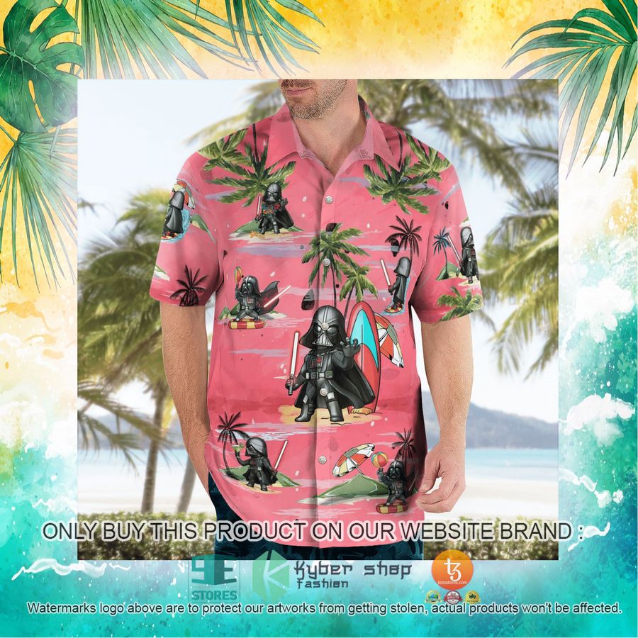 NEW Darth Vader Summer Time Pink Hawaii Shirt, Shorts 22 darth vader summer time pink hawaiian shirt shorts 22 86896
