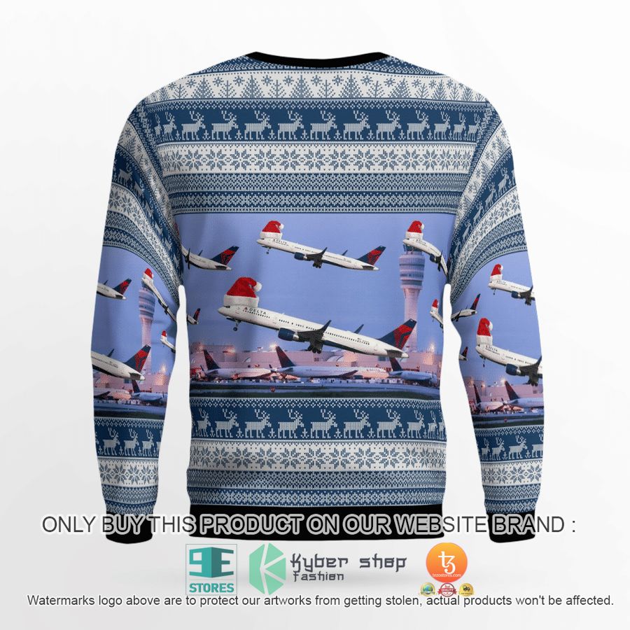 NEW Delta Air Lines Boeing 757-232 At Hartsfield Jackson Atlanta International Airport Christmas Sweatshirt 5 delta air lines boeing 757 232 at hartsfield jackson atlanta international airport christmas sweater sweatshirt 5 47918