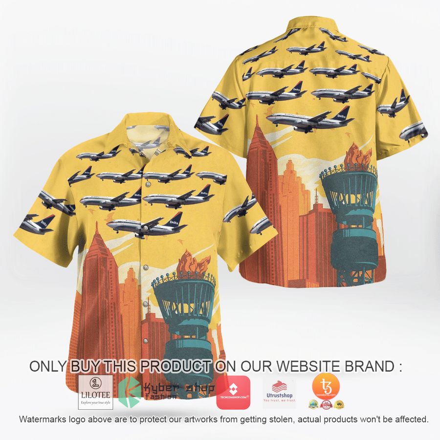 delta express boeing 737 232 hawaiian shirt 1 36349