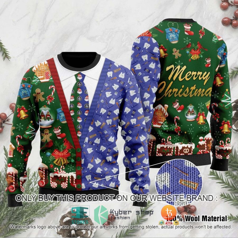 dentist ugly christmas sweater 1 80963
