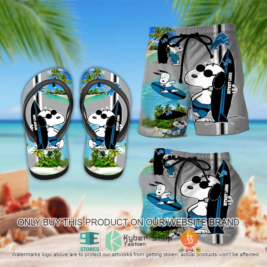 detroit lions nfl hawaiian shirt short 2 82651