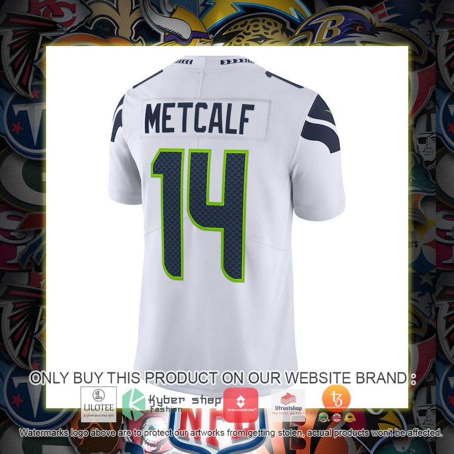 HOT DK Metcalf Seattle Seahawks Nike Vapor White Football Jersey Shirt 3 dk metcalf seattle seahawks nike vapor white football jersey 3 60187