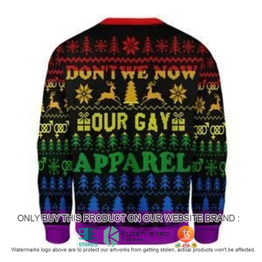 NEW Don't We Now Our Gay Apparel Christmas Sweatshirt, Sweater 2 dont we now our gay apparel christmas ugly sweater 2 65039