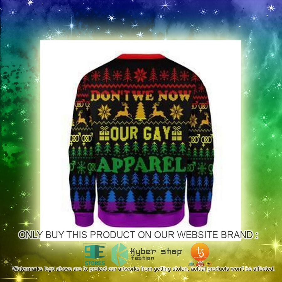 NEW Don't We Now Our Gay Apparel Christmas Sweatshirt, Sweater 6 dont we now our gay apparel christmas ugly sweater 6 91214