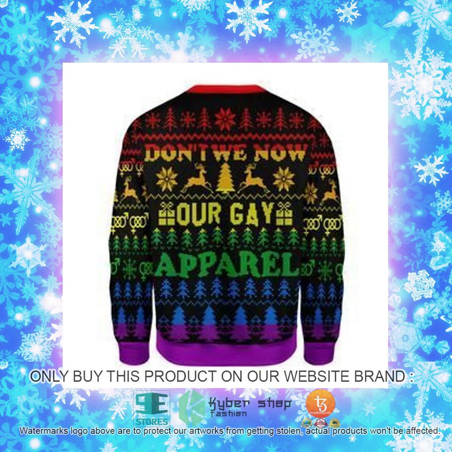 NEW Don't We Now Our Gay Apparel Christmas Sweatshirt, Sweater 8 dont we now our gay apparel christmas ugly sweater 8 14748