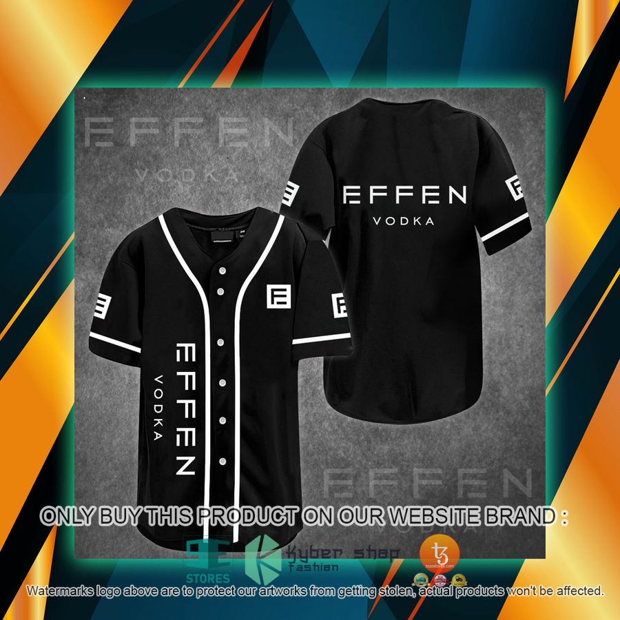 effen vodka baseball jersey 1 76930