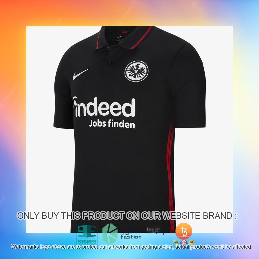 NEW Eintracht Frankfurt Indeed Jobs Finden black Polo Shirt 9 eintracht frankfurt indeed jobs finden black polo shirt 9 98639