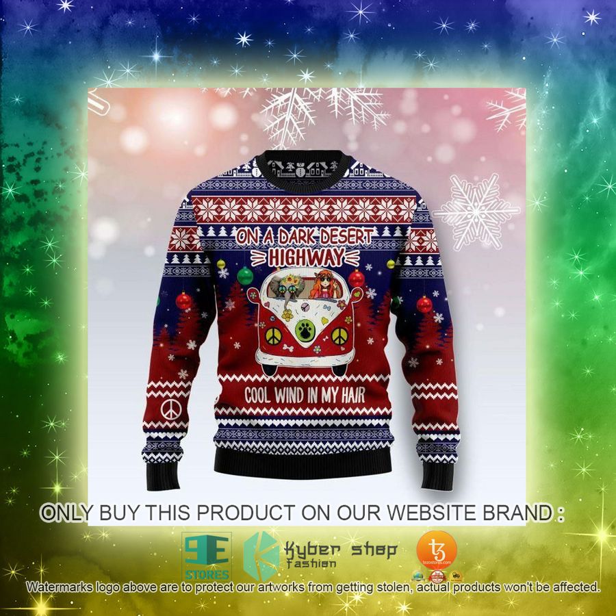 NEW Elephant Hippie Girl Coold Wind In My Hair Christmas Sweatshirt, Sweater 3 elephant hippie girl coold wind in my hair christmas ugly sweater 3 67986