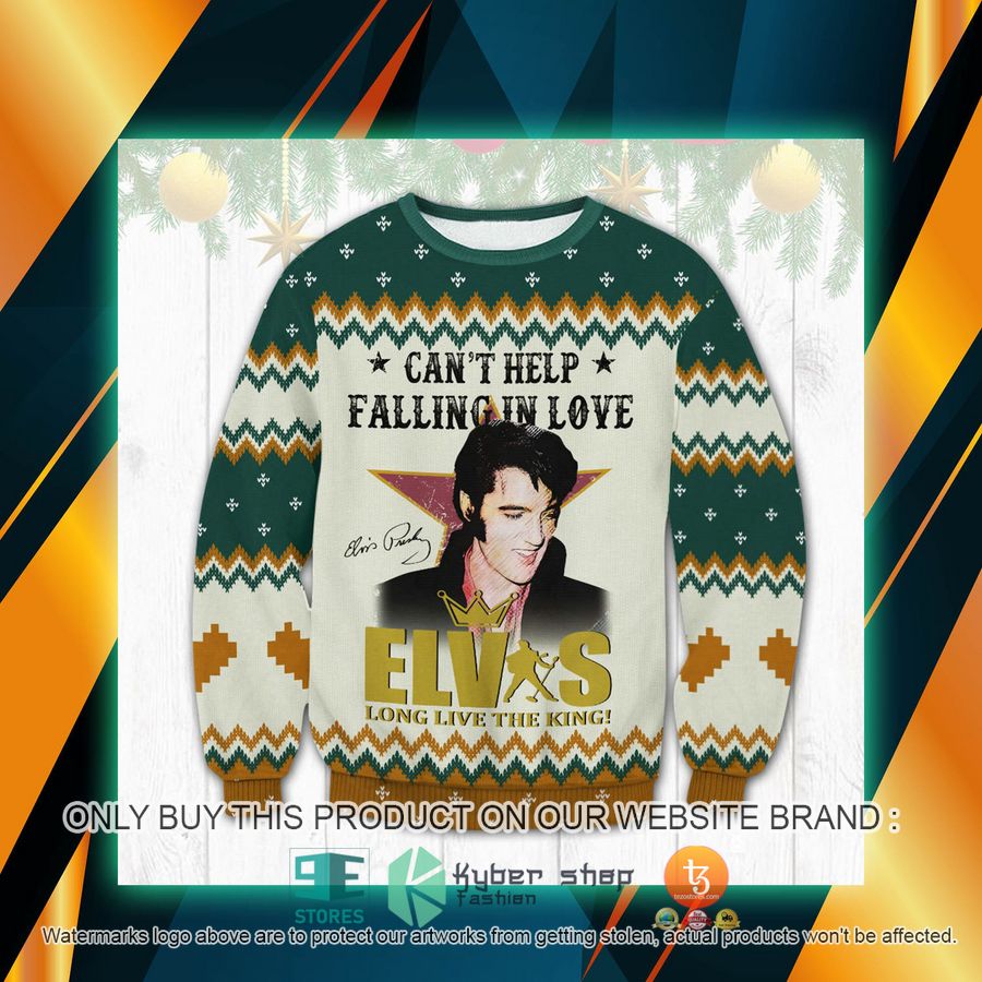 elvis presley long live the king ugly sweater 1 9618