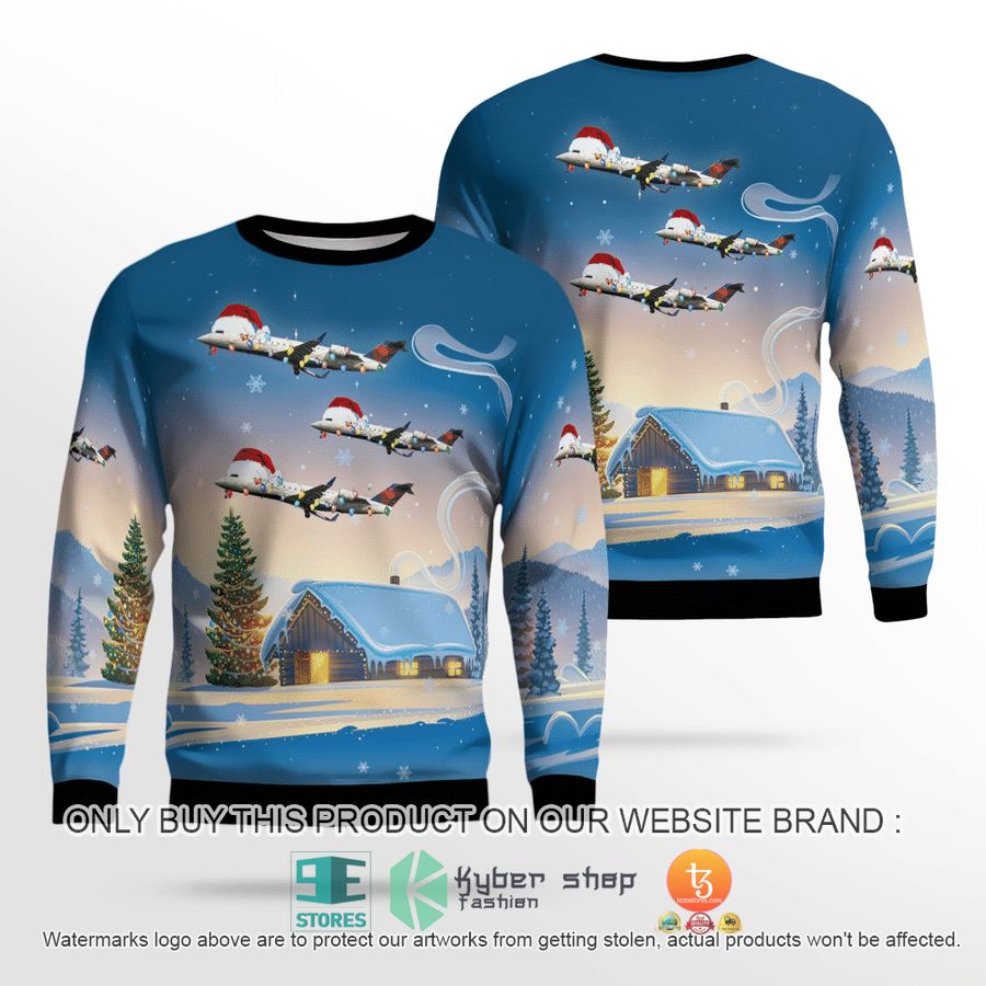 NEW Endeavor Air Bombardier CRJ-200ER Christmas Sweatshirt 25 endeavor air bombardier crj 200er christmas sweater sweatshirt 1 82748