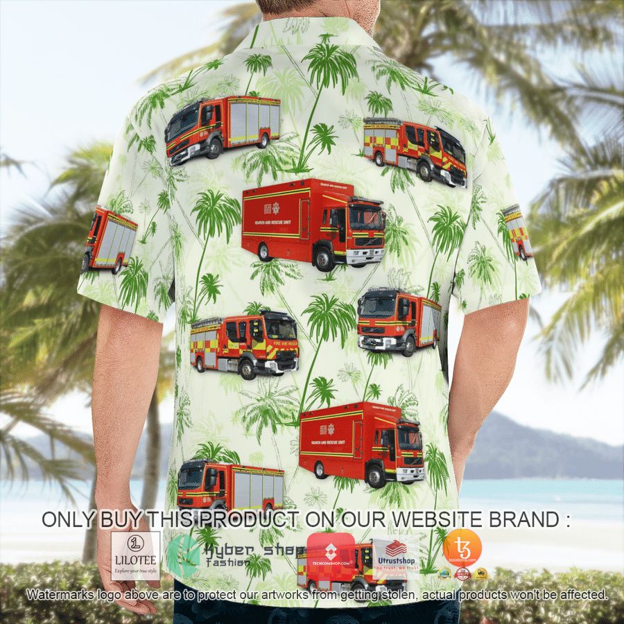 HOT England, Hampshire & Isle of Wight Fire and Rescue Service Hawaiian Shirt 3 england hampshire isle of wight fire and rescue service hawaiian shirt 3 68182