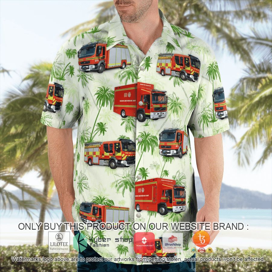 HOT England, Hampshire & Isle of Wight Fire and Rescue Service Hawaiian Shirt 6 england hampshire isle of wight fire and rescue service hawaiian shirt 6 45609