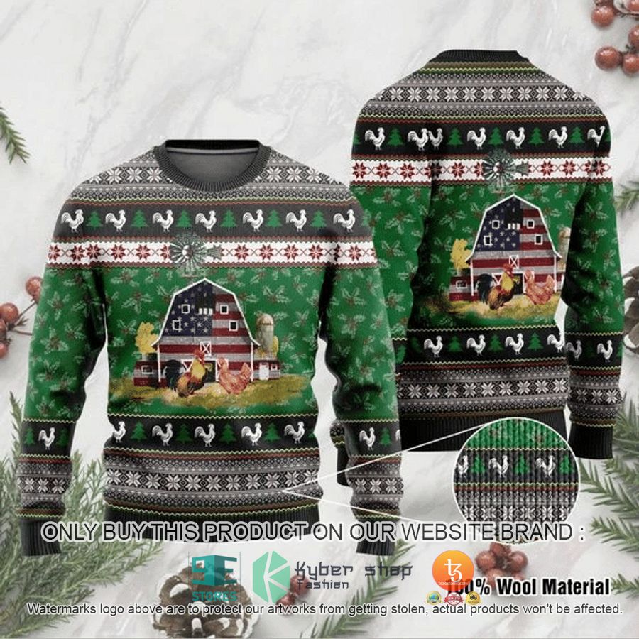 HOT Farming Chickens Ugly Christmas Sweater 1 farming chickens ugly christmas sweater 1 93810