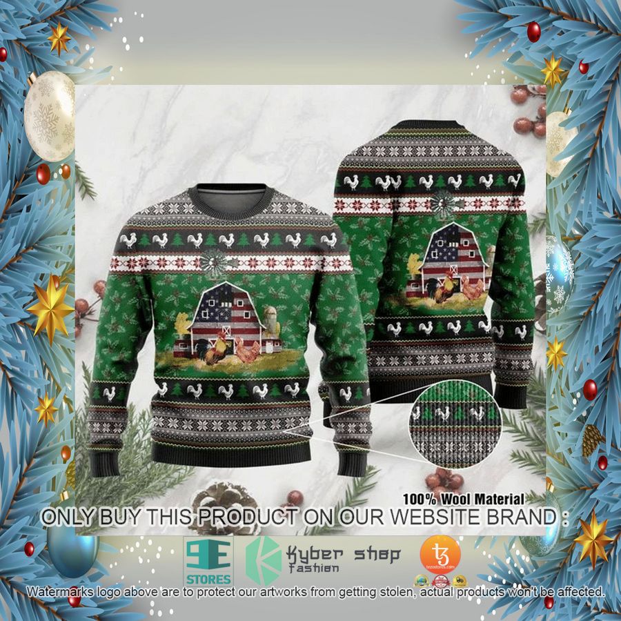HOT Farming Chickens Ugly Christmas Sweater 2 farming chickens ugly christmas sweater 2 31562