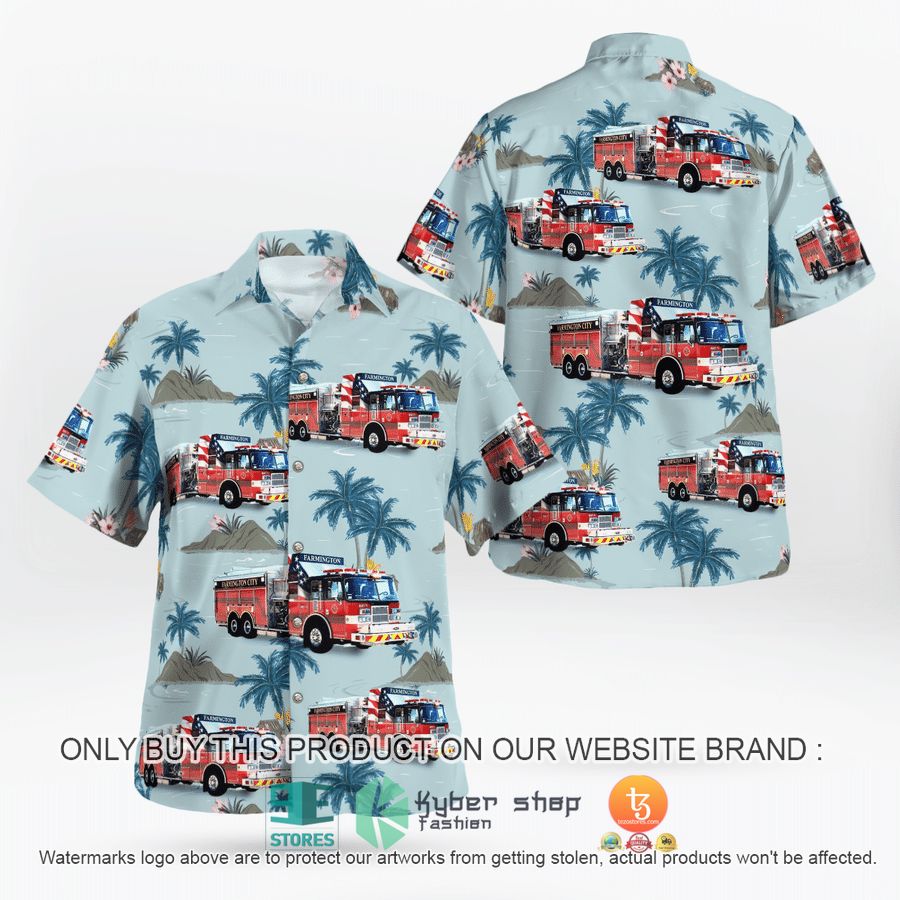 NEW Farmington Fire Department Hawaii Shirt 2 farmington fire department hawaiian shirt 2 51274