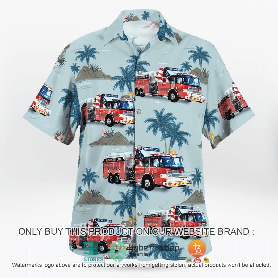 NEW Farmington Fire Department Hawaii Shirt 4 farmington fire department hawaiian shirt 4 55225