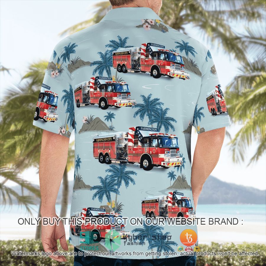NEW Farmington Fire Department Hawaii Shirt 8 farmington fire department hawaiian shirt 8 2707
