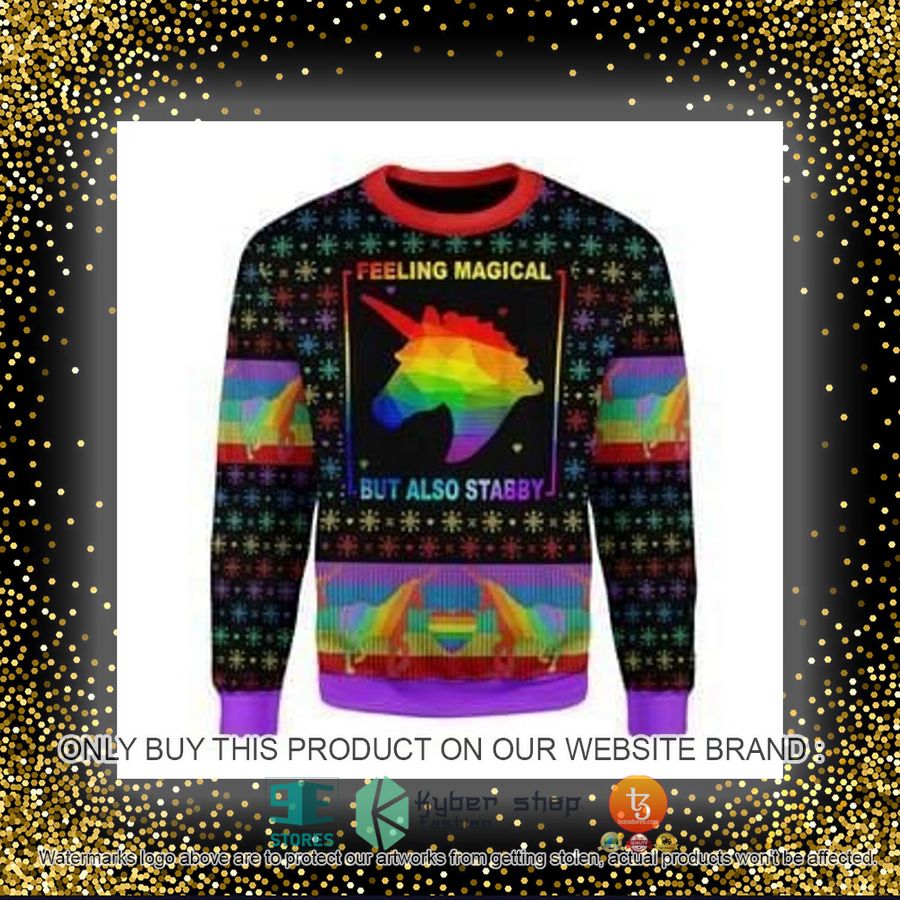 HOT Feeling Magical But Also Stabby Ugly Christmas Sweater 7 feeling magical but also stabby ugly christmas sweater 7 50144