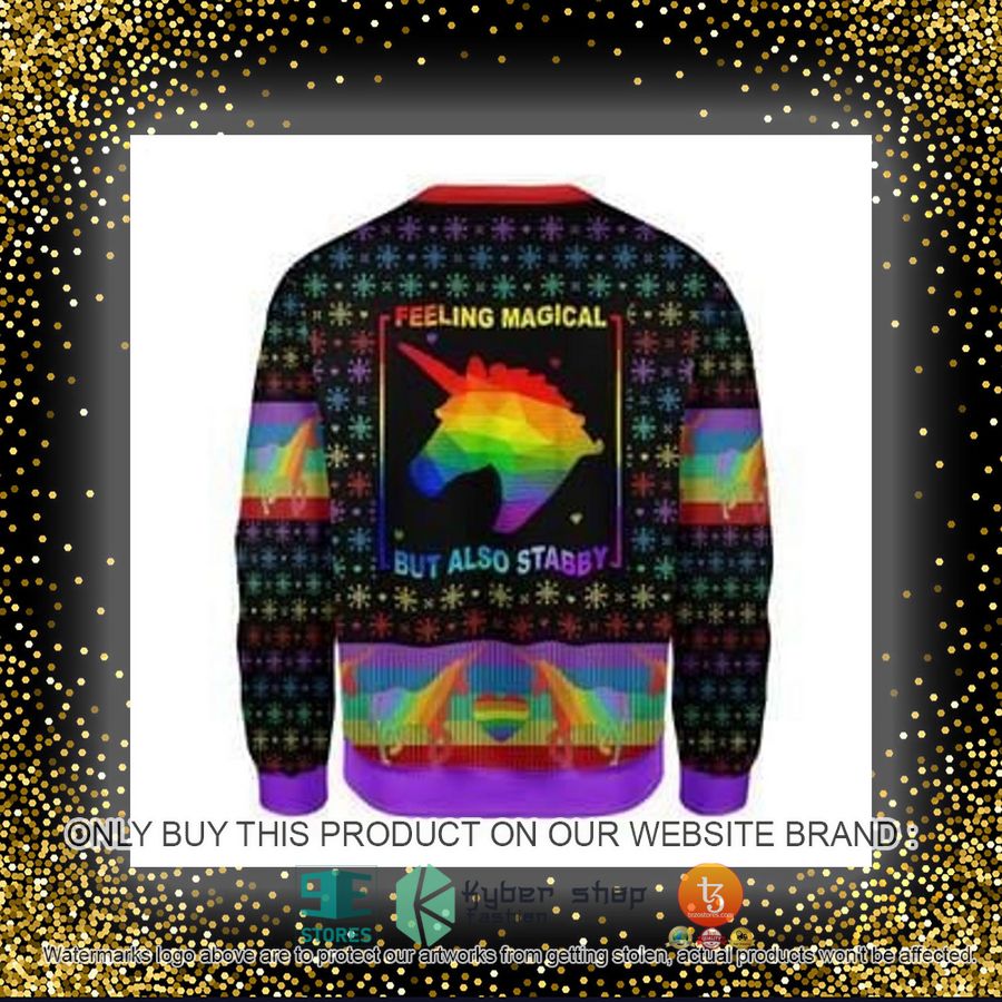 HOT Feeling Magical But Also Stabby Ugly Christmas Sweater 8 feeling magical but also stabby ugly christmas sweater 8 14840