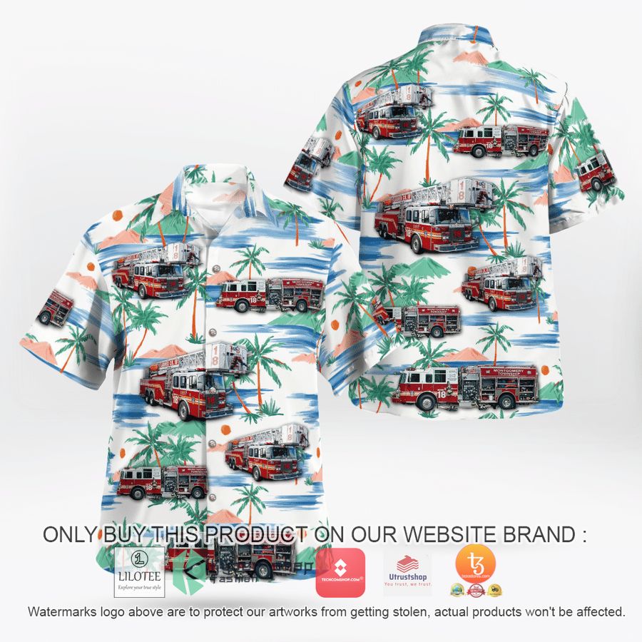 fire department of montgomery township hawaiian shirt 1 9537