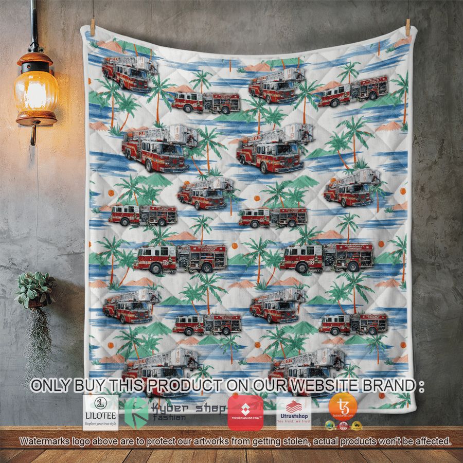 HOT Fire Department of Montgomery Township Quilt 5 fire department of montgomery township quilt blanket 5 68589