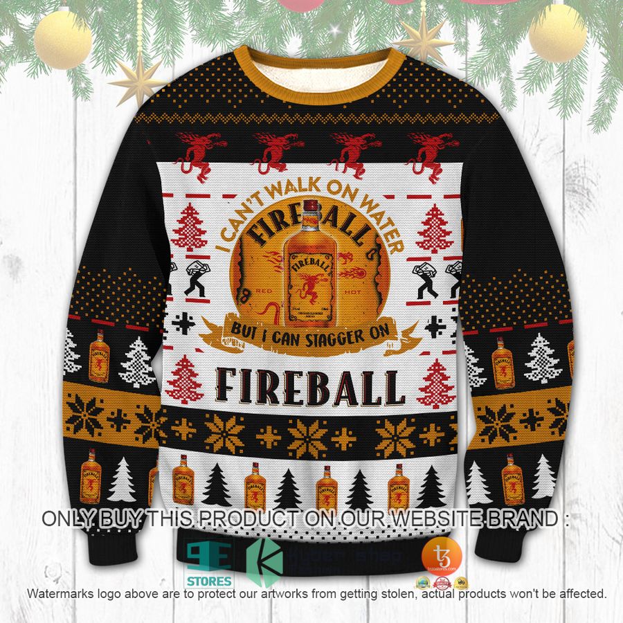 HOT Fireball Stagger On Sweater 6 fireball stagger on ugly sweater 1 63240