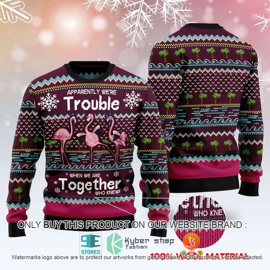 flamingo ugly christmas sweater 1 97704