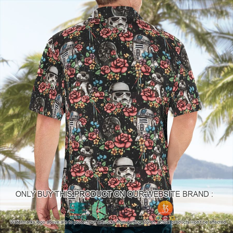 NEW Floral Darth Vader Stormtrooper R2D2 Hawaii Shirt, Shorts 3 floral darth vader stormtrooper r2d2 hawaiian shirt shorts 3 10731