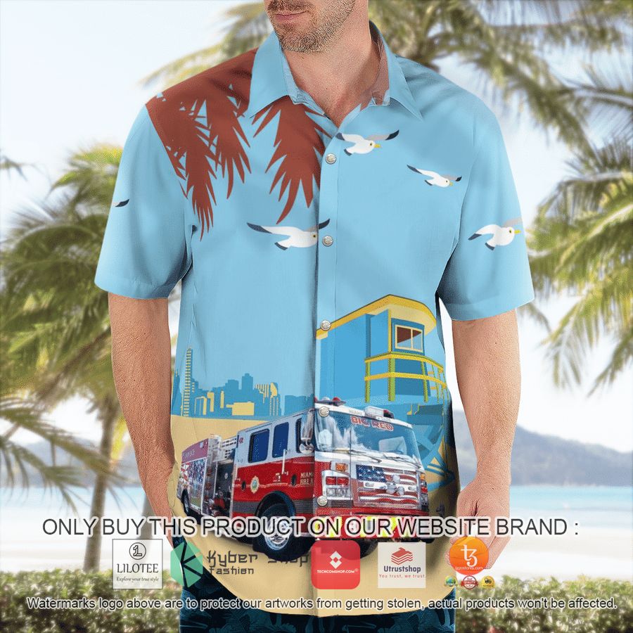 HOT Florida Miami-Dade Fire Rescue Department Big Red Hawaiian Shirt 5 florida miami dade fire rescue department big red hawaiian shirt 5 30389