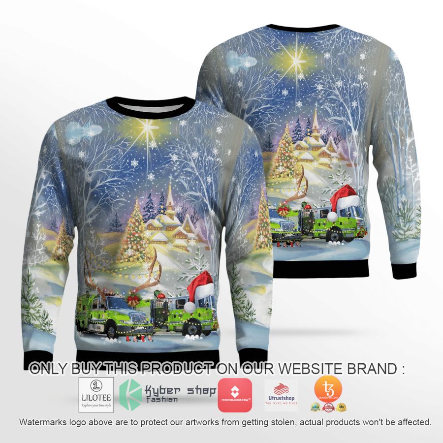 florida miami dade fire rescue department christmas 3d sweater 2 11761