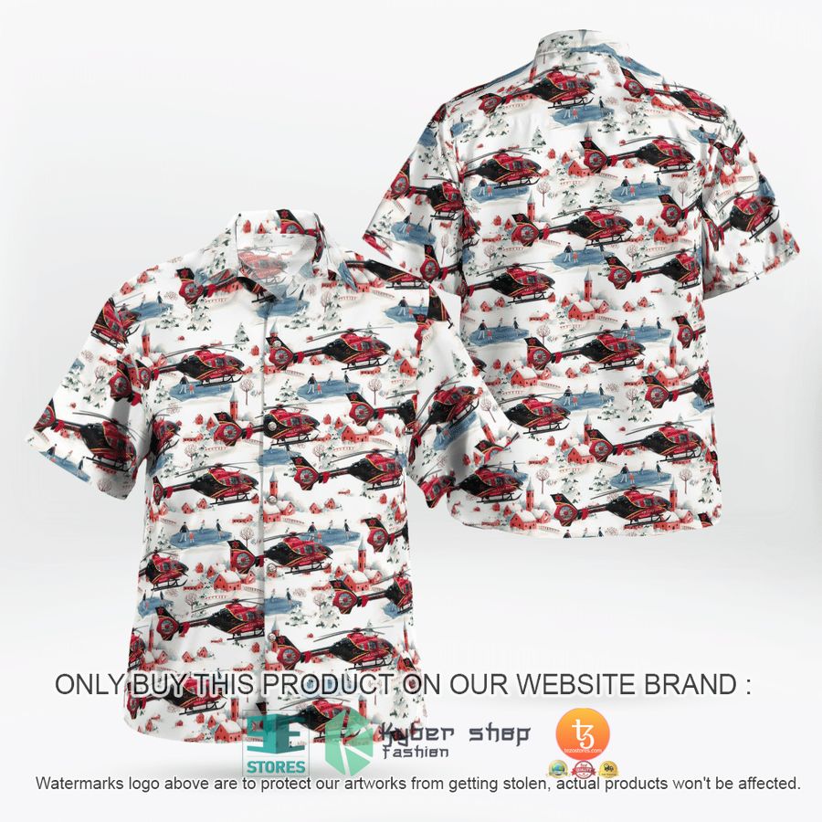 NEW Florida Orlando Health Air Care Eurocopter EC-135P-2 Christmas Hawaii Shirt 2 florida orlando health air care eurocopter ec 135p 2 christmas hawaiian shirt 2 27669