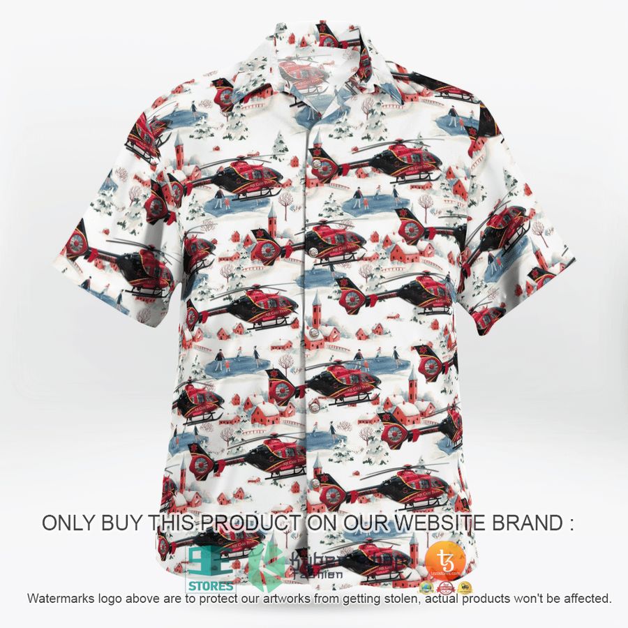 NEW Florida Orlando Health Air Care Eurocopter EC-135P-2 Christmas Hawaii Shirt 3 florida orlando health air care eurocopter ec 135p 2 christmas hawaiian shirt 3 90402