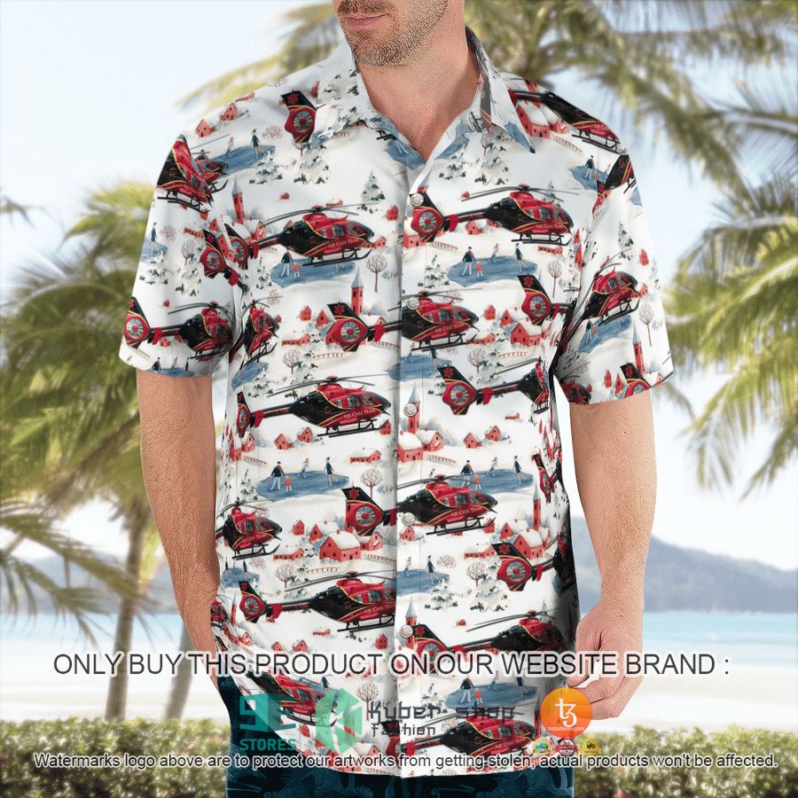 NEW Florida Orlando Health Air Care Eurocopter EC-135P-2 Christmas Hawaii Shirt 5 florida orlando health air care eurocopter ec 135p 2 christmas hawaiian shirt 5 28555