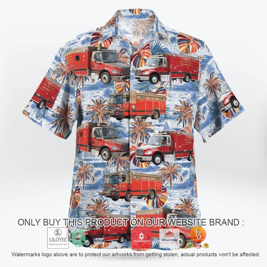 HOT Florida, Tampa Fire Rescue Hawaiian Shirt 3 florida tampa fire rescue hawaiian shirt 3 92079