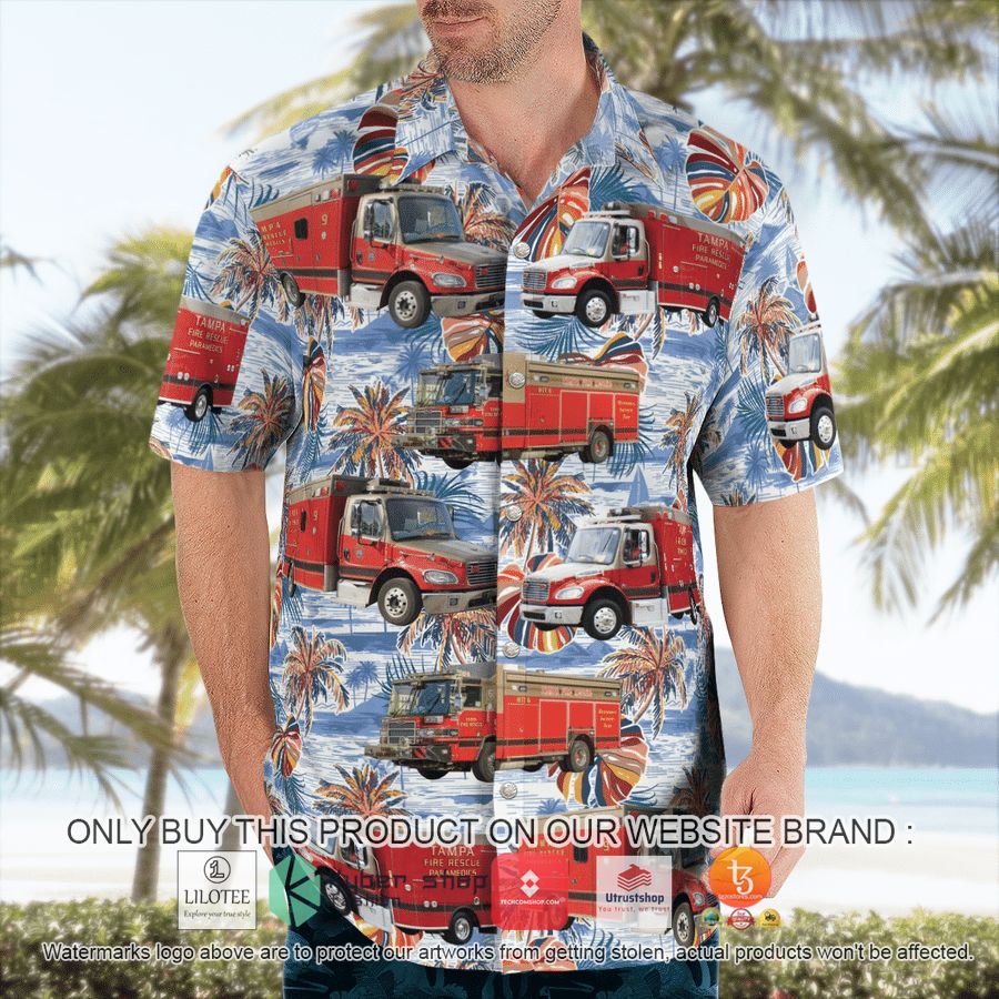 HOT Florida, Tampa Fire Rescue Hawaiian Shirt 8 florida tampa fire rescue hawaiian shirt 8 97406