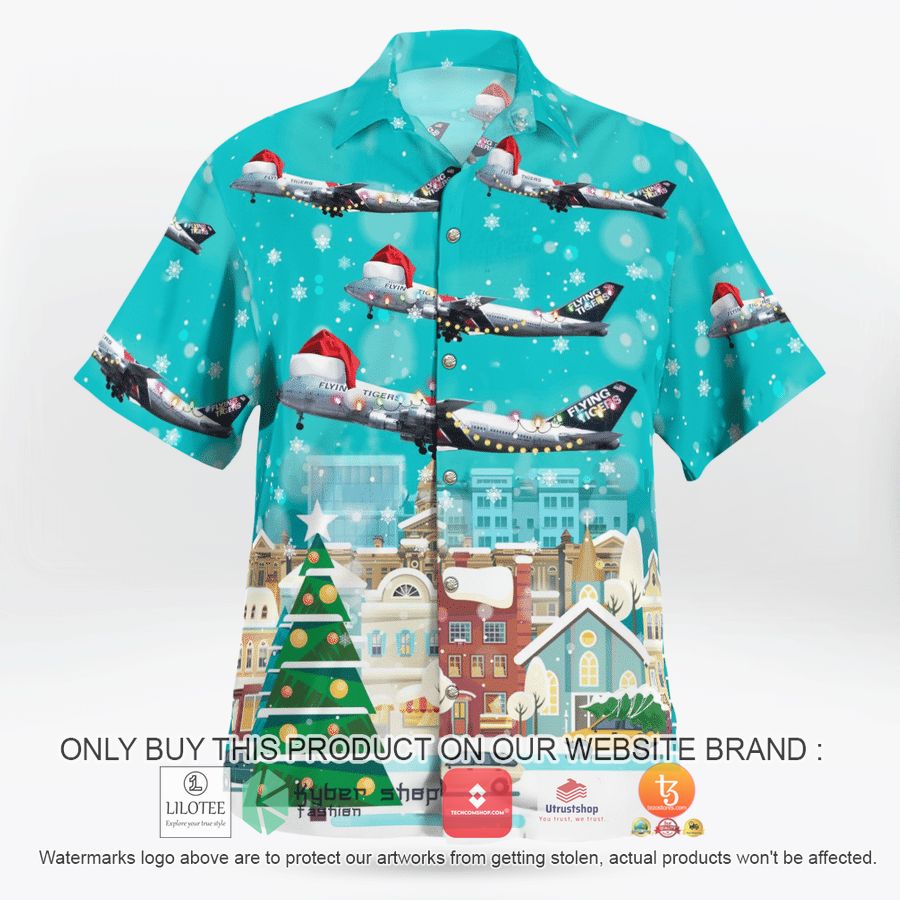 HOT Flying Tiger Line Boeing 747-132SF Christmas Hawaiian Shirt 4 flying tiger line boeing 747 132sf christmas hawaiian shirt 4 11701
