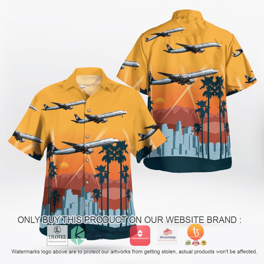 flying tiger line douglas dc 8 60 70 hawaiian shirt 1 91701