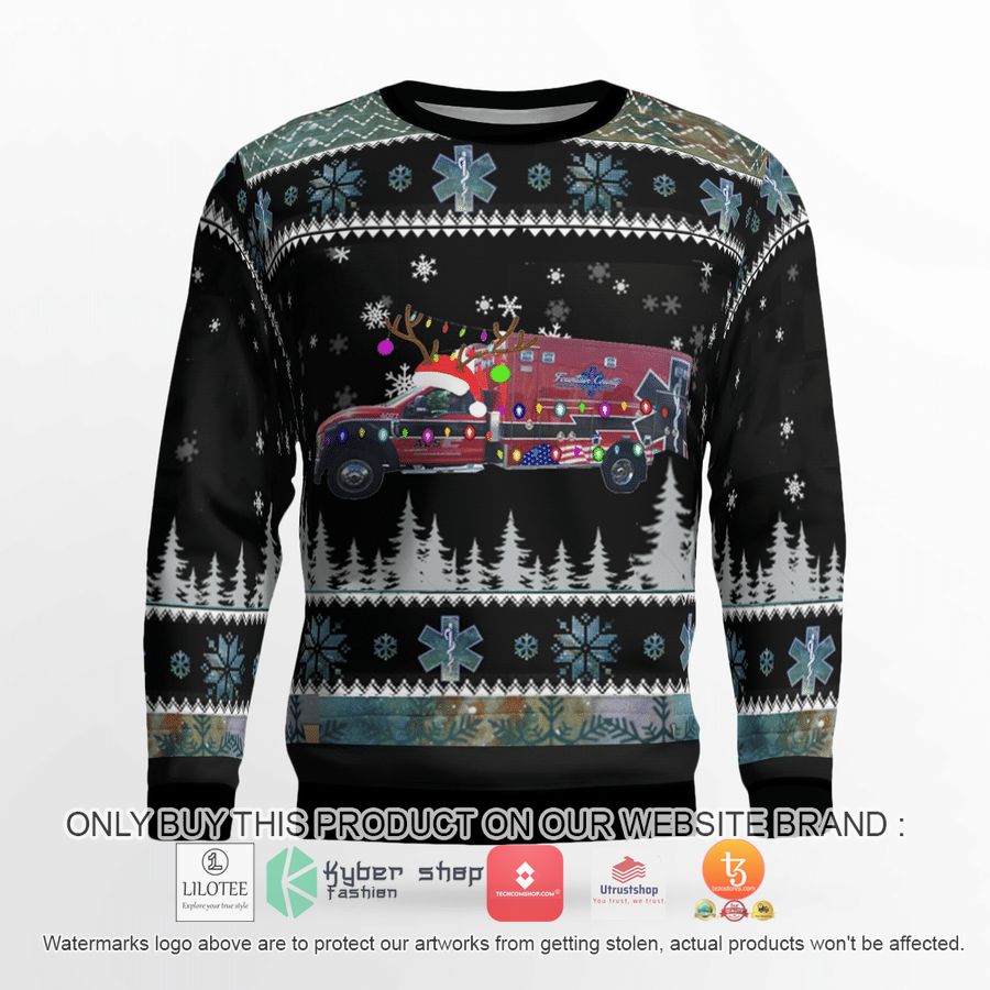 HOT Fountain County EMS Christmas Sweater 3 fountain county ems christmas 3d sweater 3 16716