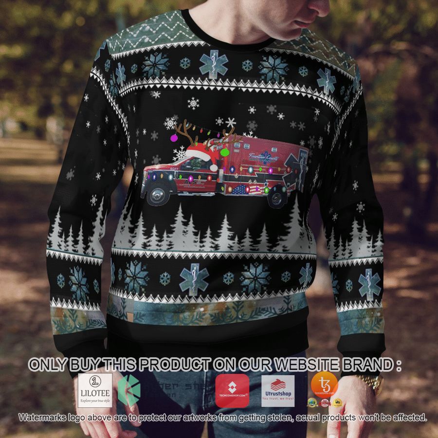 HOT Fountain County EMS Christmas Sweater 7 fountain county ems christmas 3d sweater 7 41031