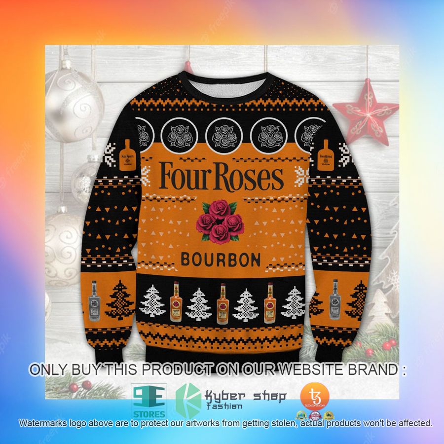 HOT Four Roses Bourbon Sweater 3 four roses bourbon sweater 3 32373